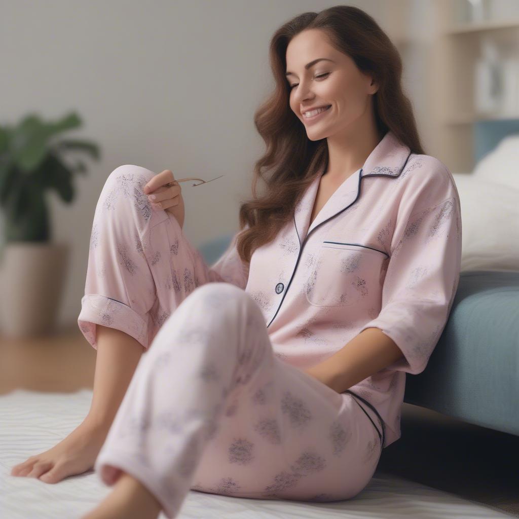 Bộ Ngủ Pijama Mặc Nhà