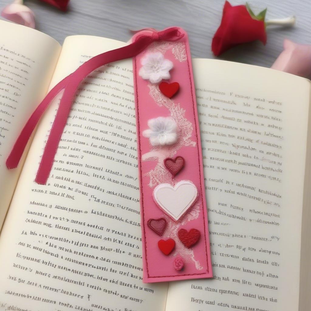 Bookmark handmade Valentine đáng yêu và ý nghĩa