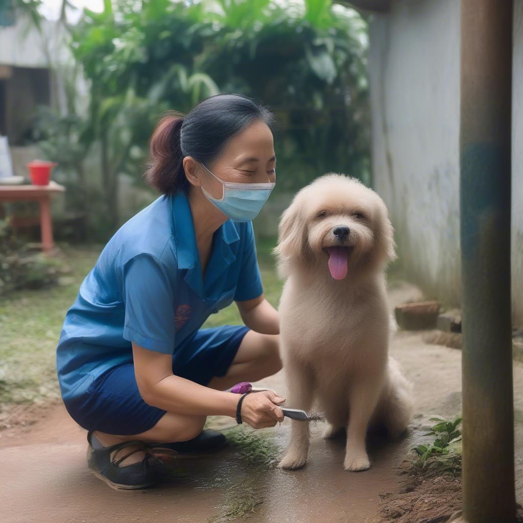 Chăm sóc chó tại Kiên Giang