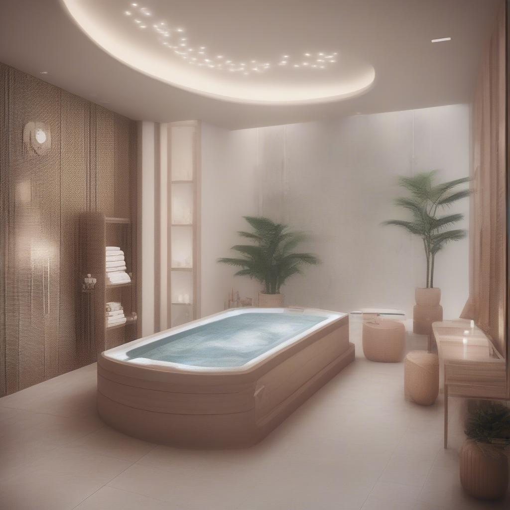 Chuẩn bị mở spa