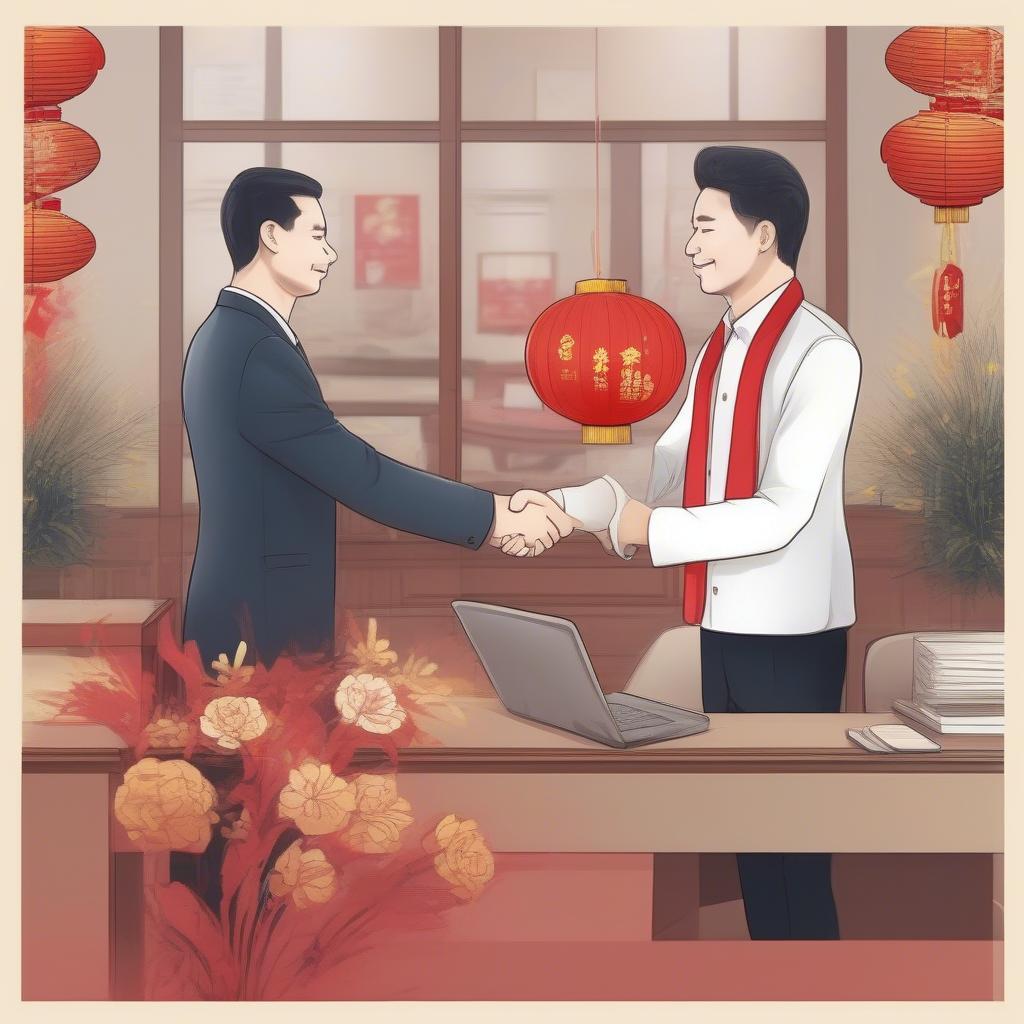 Chúc Tết Sếp Nam