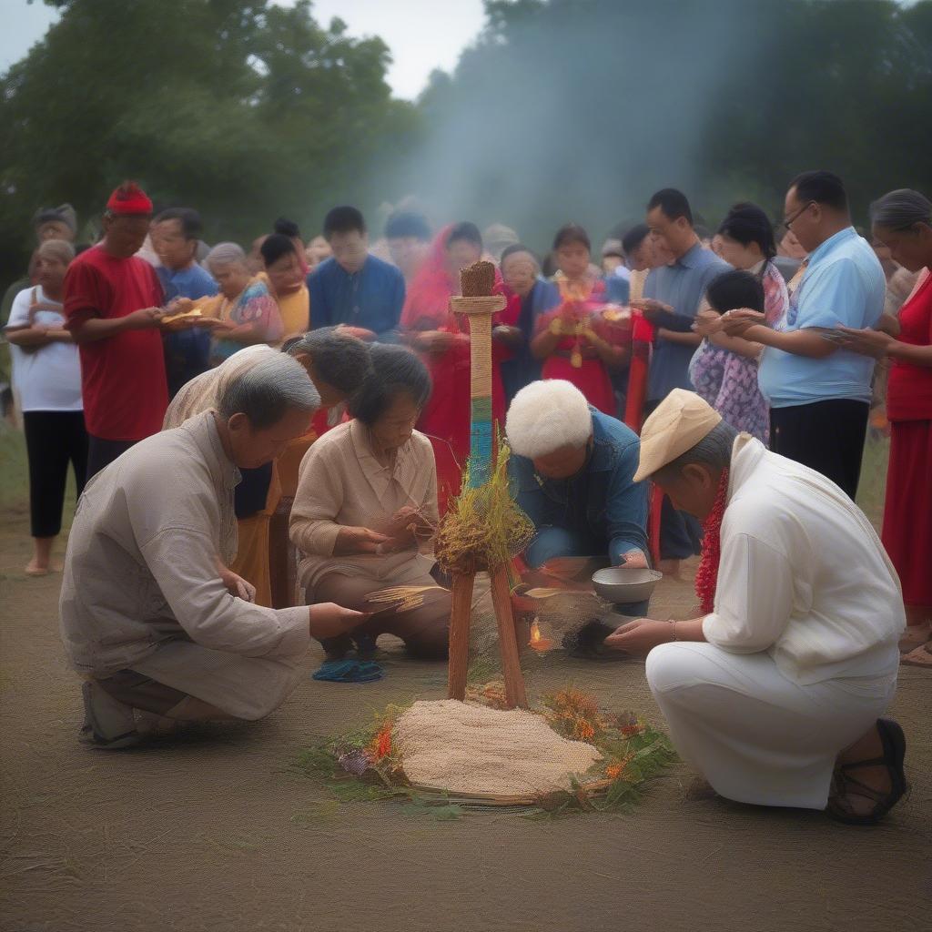 Nghi thức cúng tẩy uế đất đai