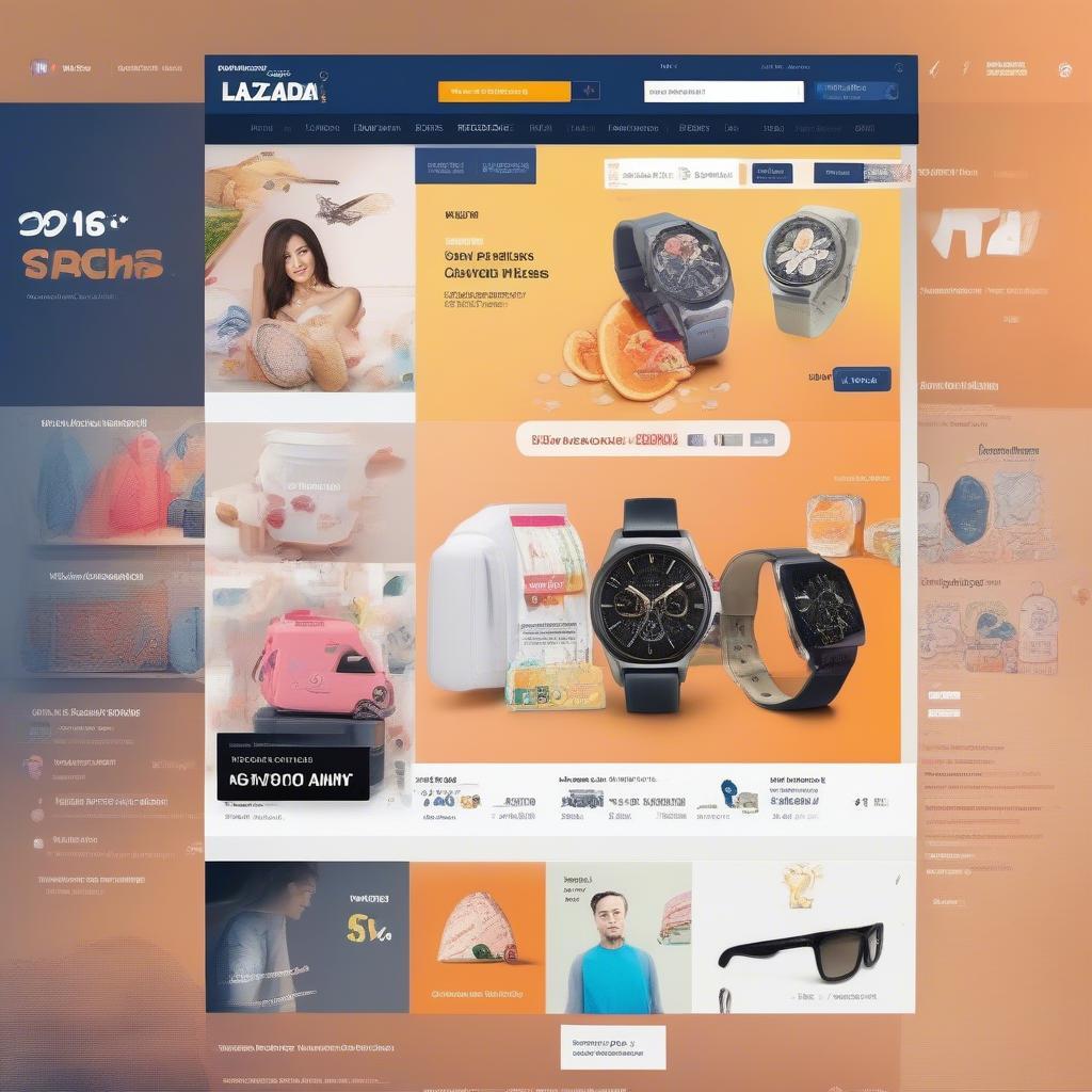 Đánh giá giao diện trang web Lazada