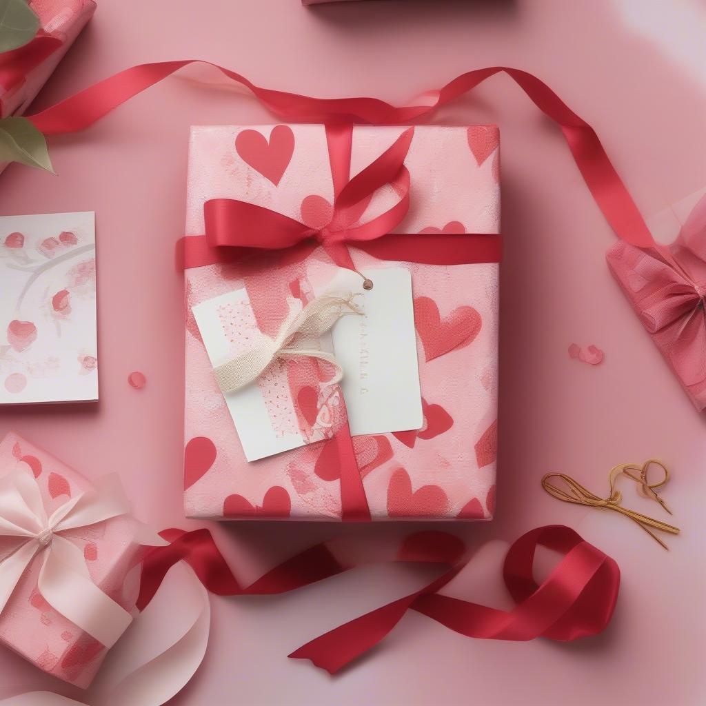 Đóng gói quà handmade Valentine tinh tế và ấn tượng