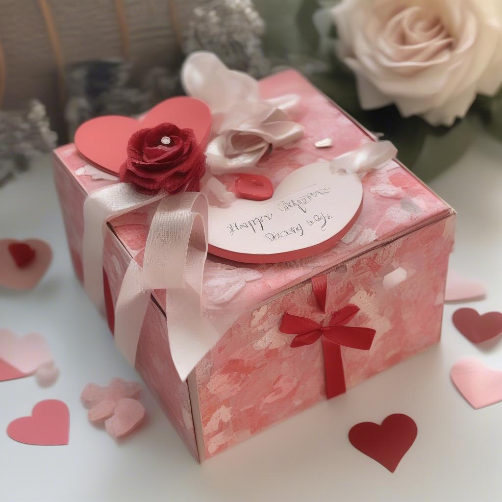 Hộp quà handmade Valentine độc đáo và lãng mạn