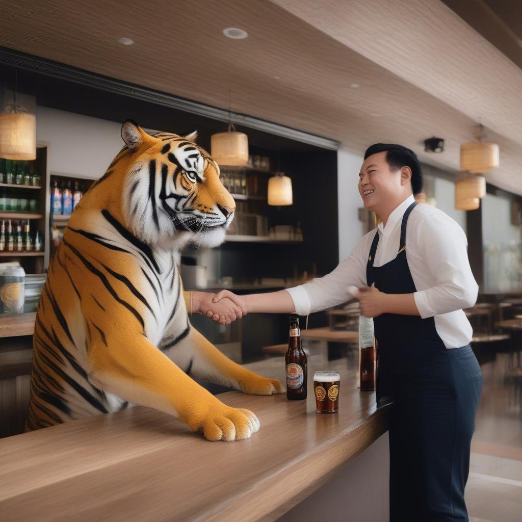 Hợp tác đại lý bia Tiger nhà hàng