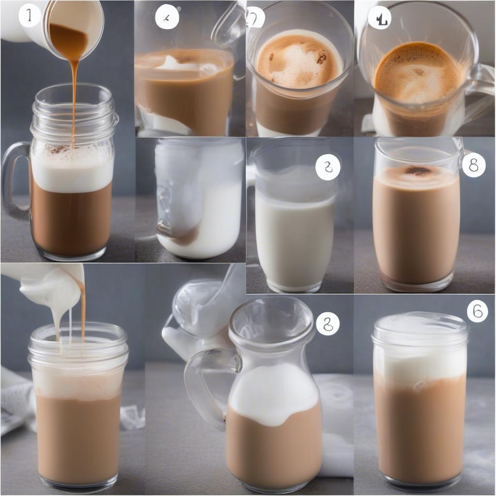 Hướng Dẫn Pha Latte Đá