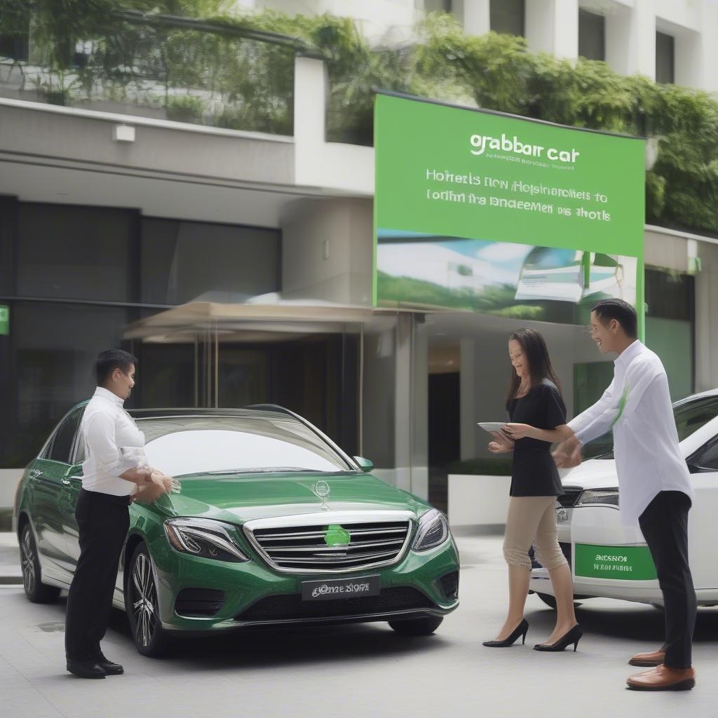 Khách sạn hợp tác với GrabCar