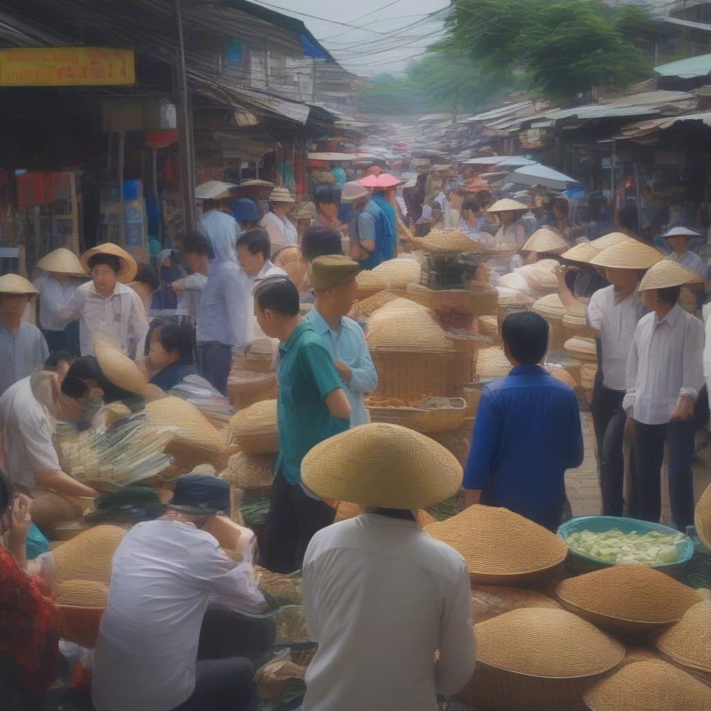 Kinh nghiệm mua hàng Quảng Châu ở chợ Ninh Hiệp