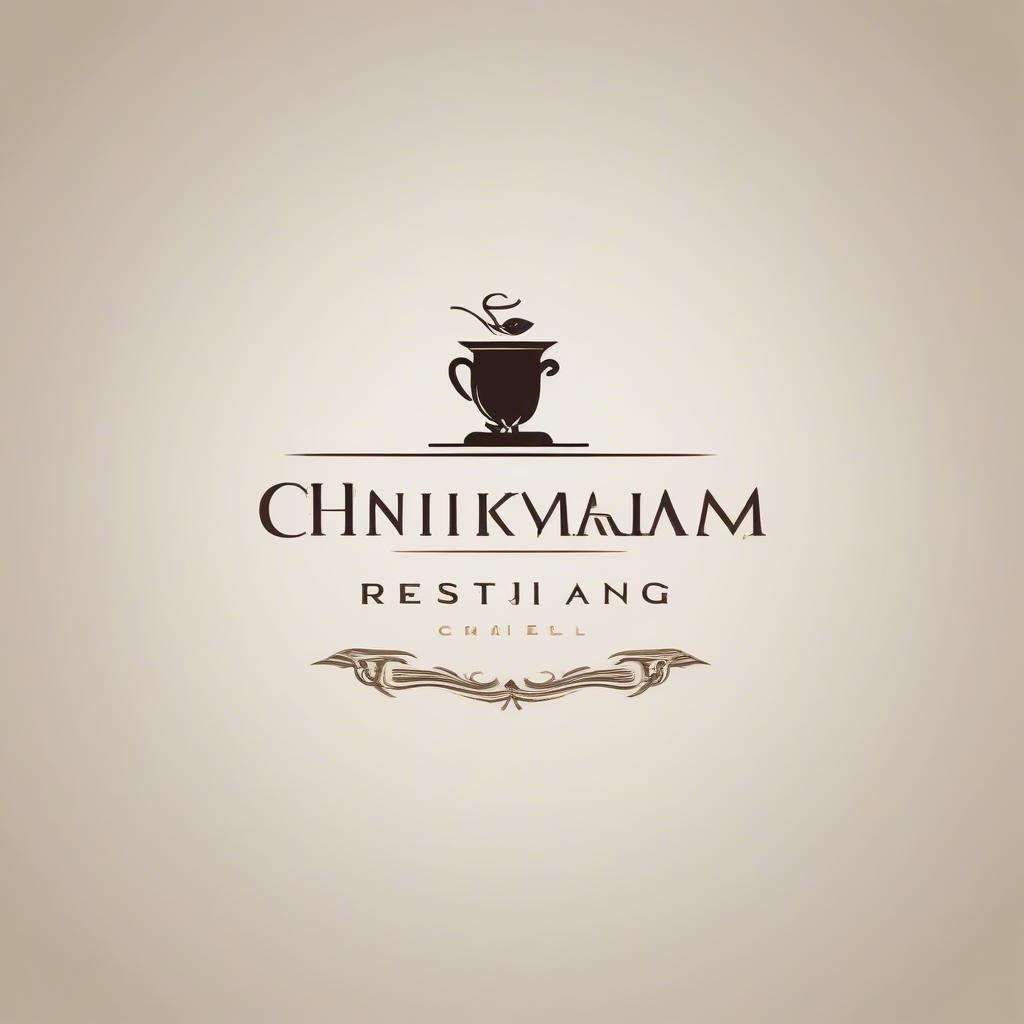 Logo mạnh mẽ cho nhà hàng