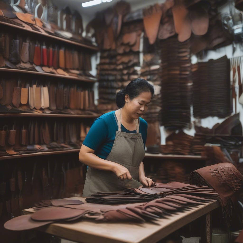 Mua dụng cụ làm da handmade Đà Nẵng