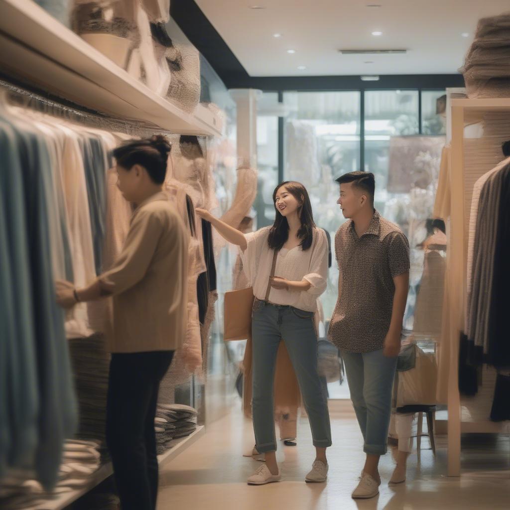 Mua sắm tại shop quần áo Bình Tân