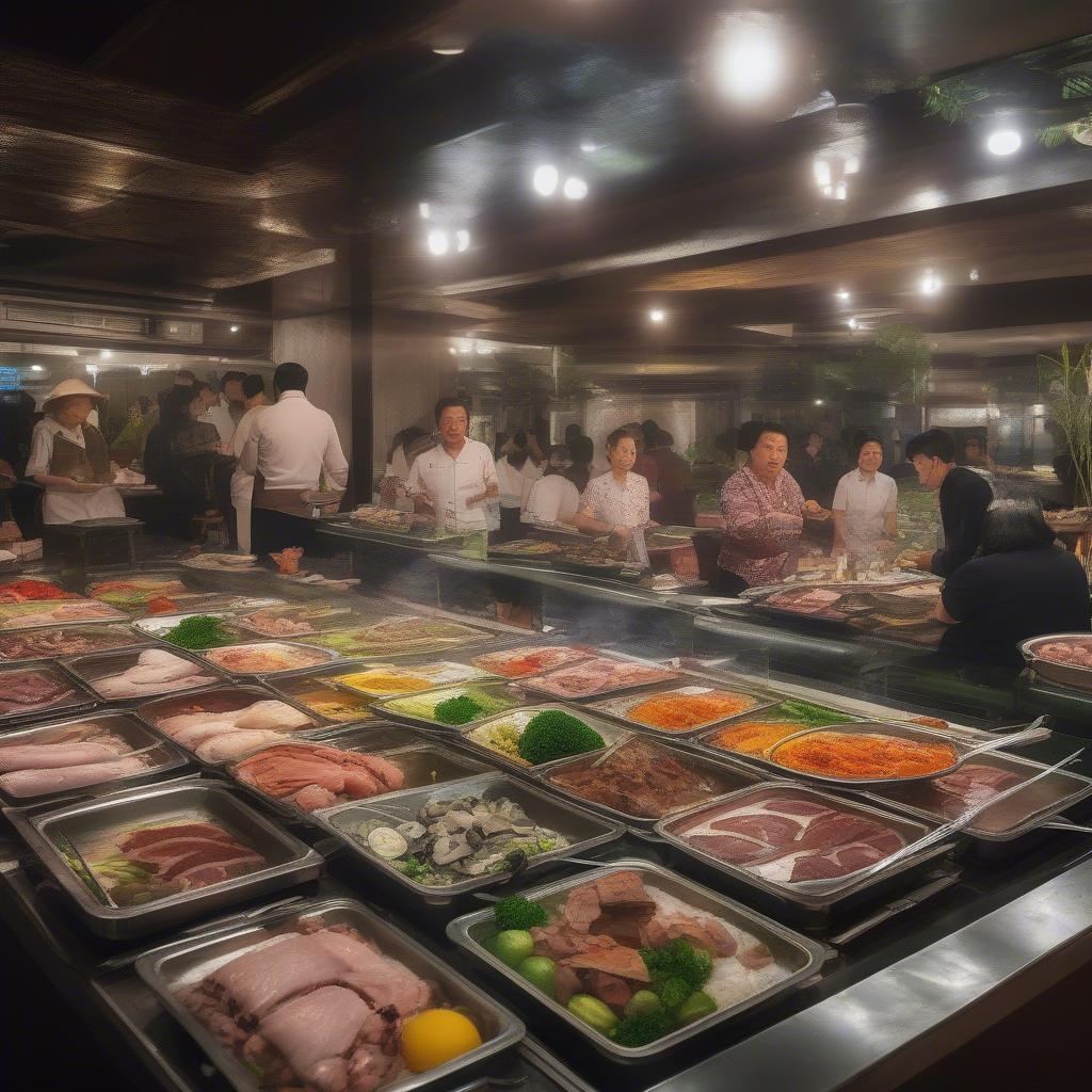 Nhà hàng buffet nướng Hà Nội