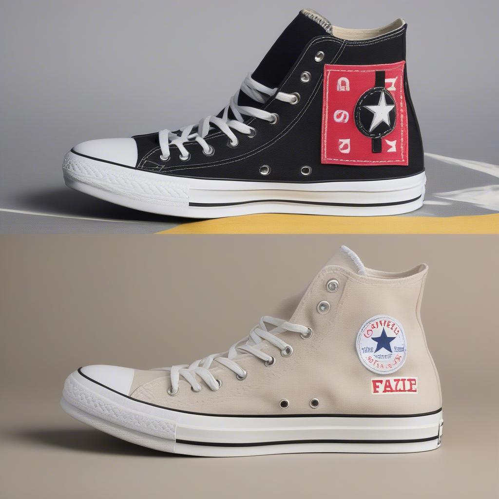 Phân biệt Converse VNXK và hàng fake