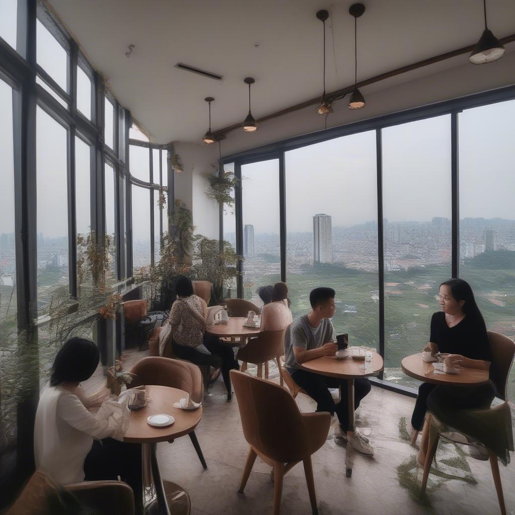 Quán cafe view đẹp Tây Sơn