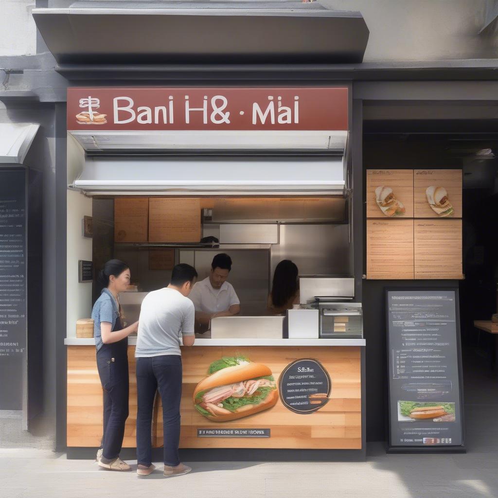 Quầy Bánh Mì Hiện Đại