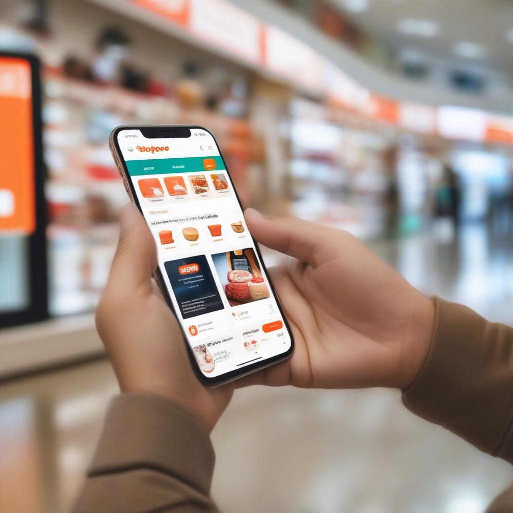 Săn mã giảm giá Shopee trên điện thoại