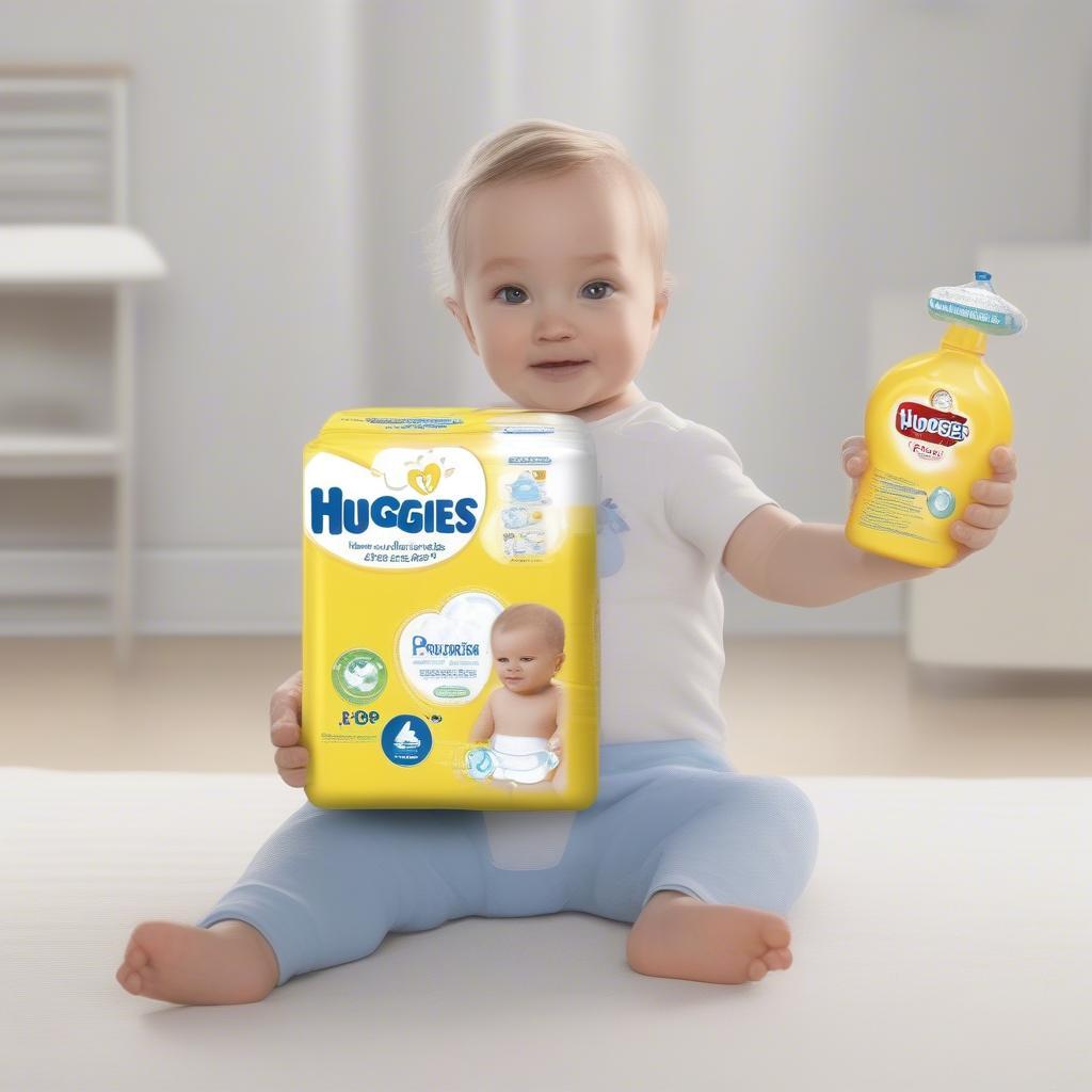 So sánh độ thấm hút Pamper và Huggies