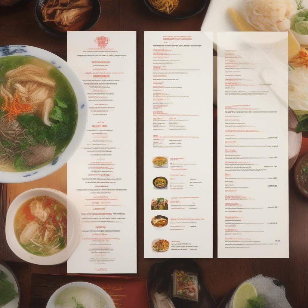 Thiết kế menu quán nhậu chuyên nghiệp