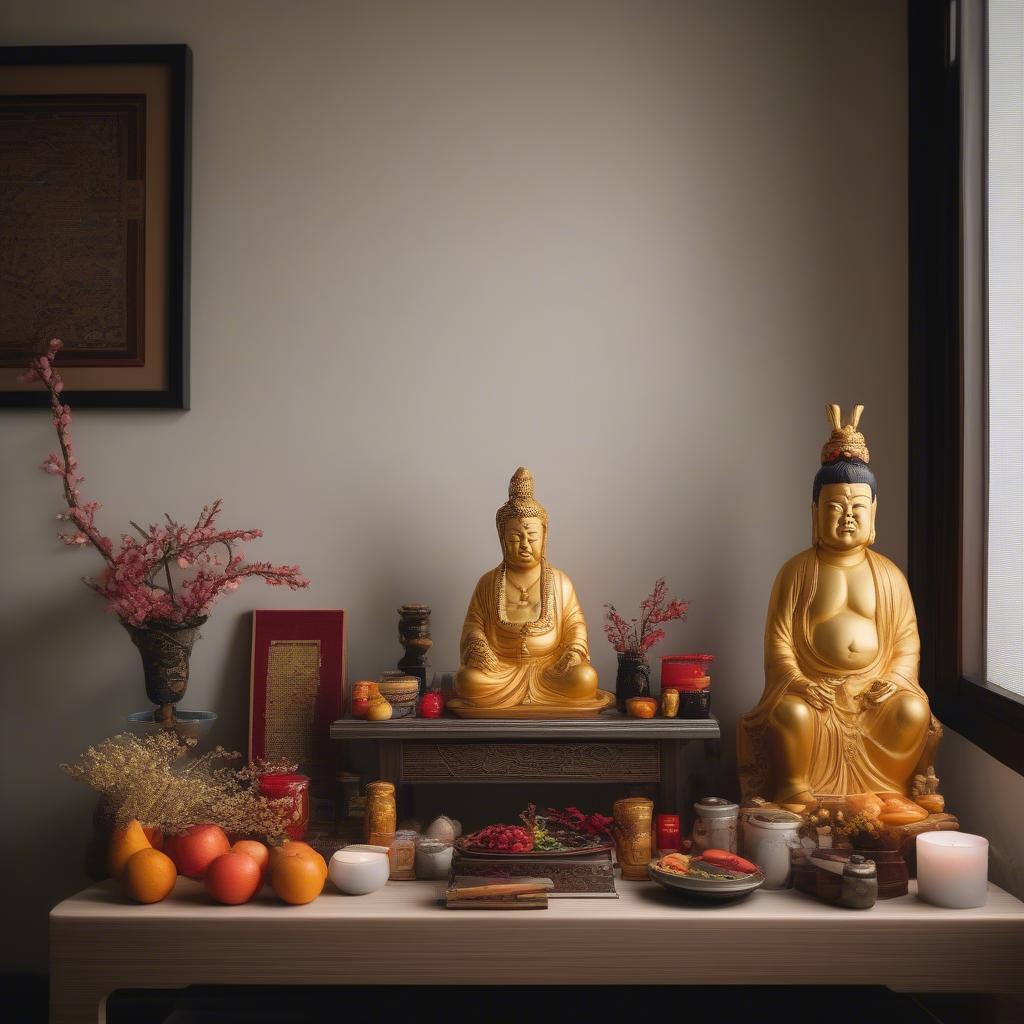 Thờ Thần Tài khi không kinh doanh