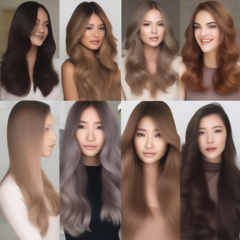 Chọn màu thuốc nhuộm tóc Salon De Pro phù hợp với tông da