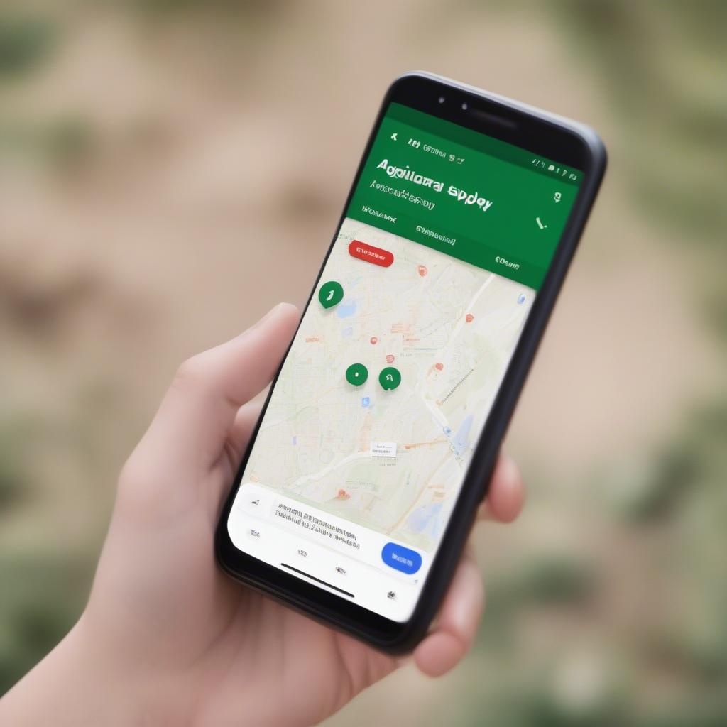 Tìm kiếm cửa hàng vật tư nông nghiệp trên Google Maps