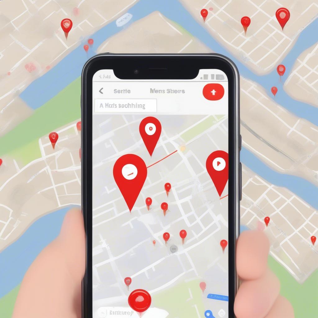 Tìm kiếm shop quần áo nam gần đây trên Google Maps