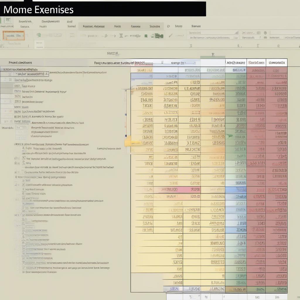 Cách tính thu chi theo tháng, quý, năm trên Excel