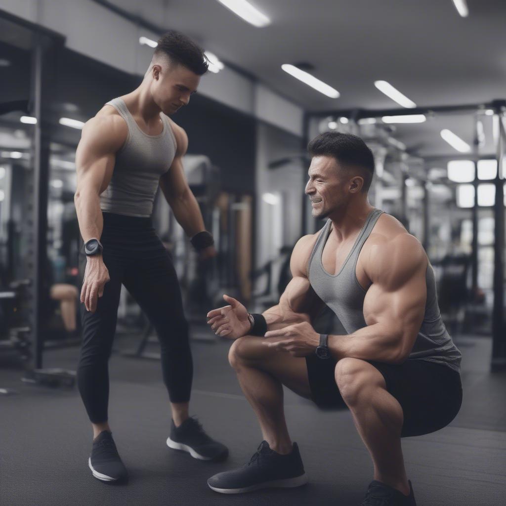 Trai gym làm huấn luyện viên cá nhân