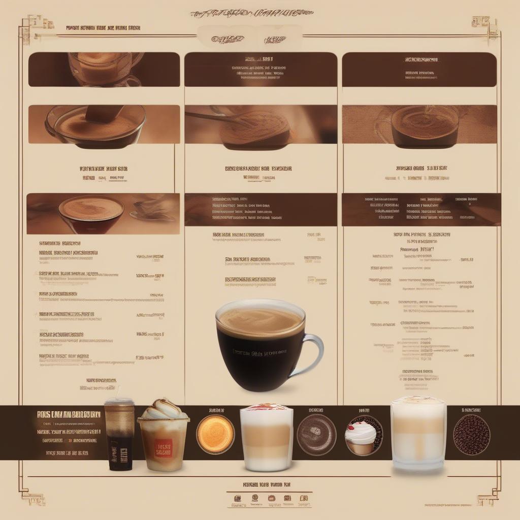 Trung Nguyên Coffee Menu và giá cả