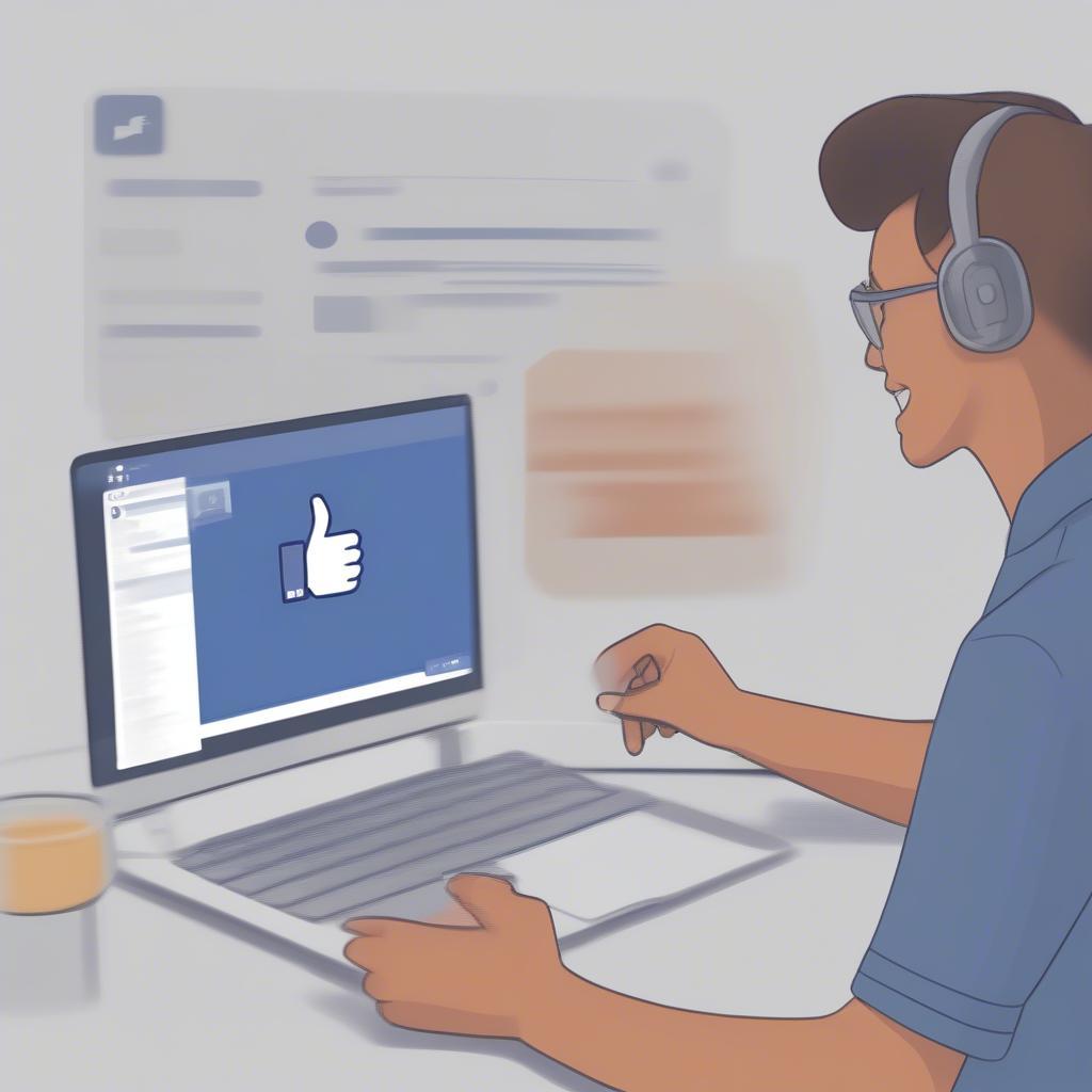 Tương tác người dùng Facebook