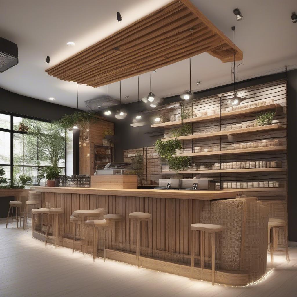 Xu hướng thiết kế quầy bán cafe 2023